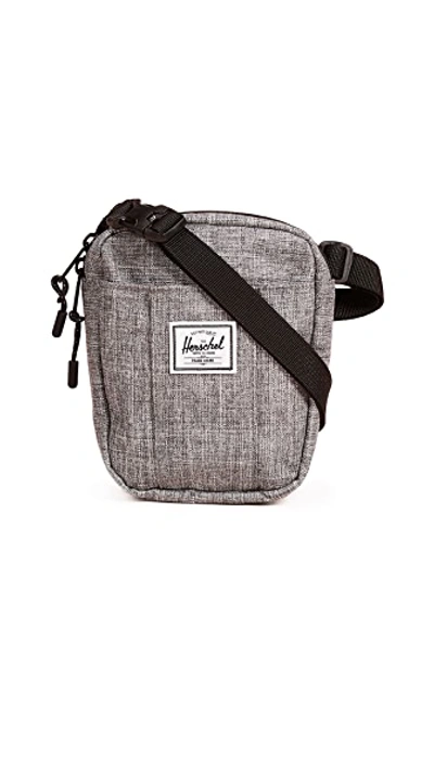 Shop Herschel Supply Co Cruz Hip Pack In Raven Crosshatch