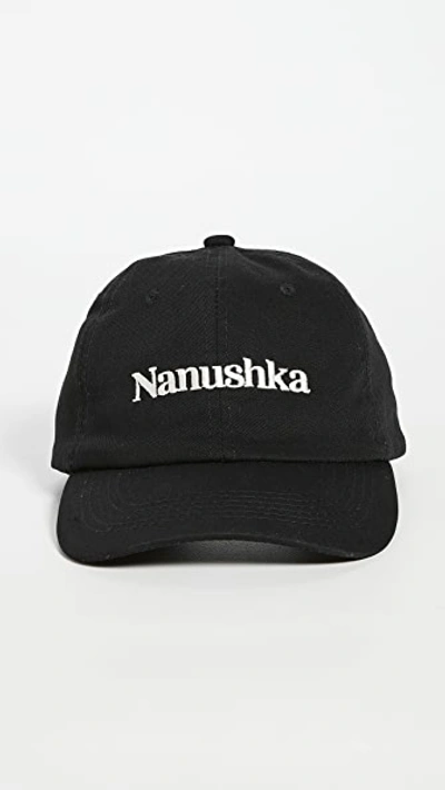 Shop Nanushka Val Hat In Black