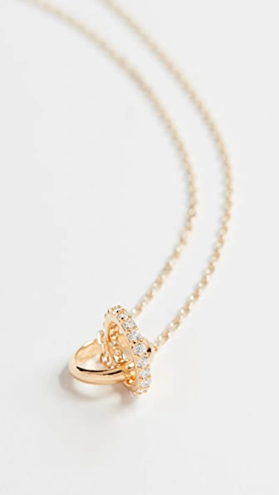 Shop Shashi Promises Necklace In Gold