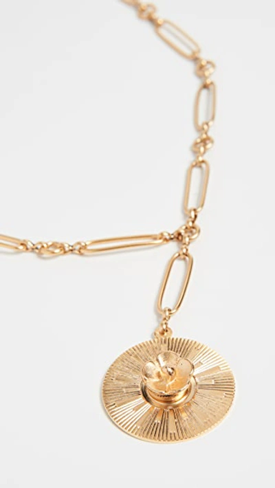 Shop Brinker & Eliza Sunshine & Lemonade Necklace In Gold