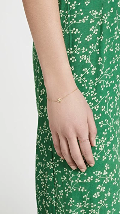 Shop Jennifer Meyer Jewelry 18k Gold Thin Emerald Ring