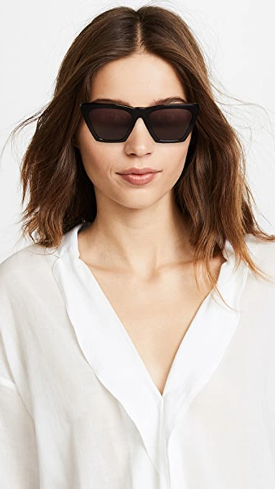 Shop Illesteva Lisbon Sunglasses In Black