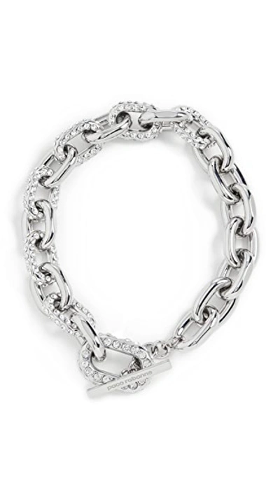 Shop Paco Rabanne Xl Link Necklace In Silver
