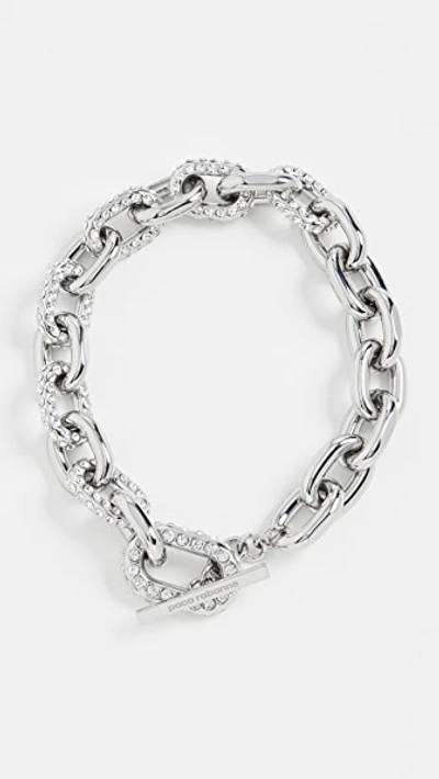 Shop Paco Rabanne Xl Link Necklace In Silver