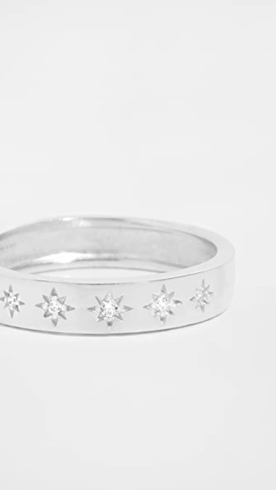 Shop Shashi Twinkle Ring In White Gold
