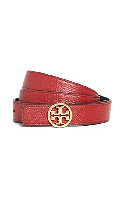 Shop Tory Burch 1 Reversible Logo Belt"