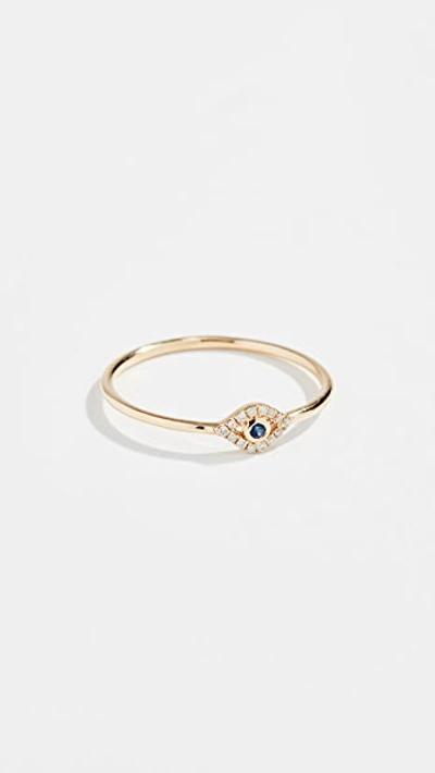 Shop Sydney Evan 14k Gold Small Evil Eye Ring