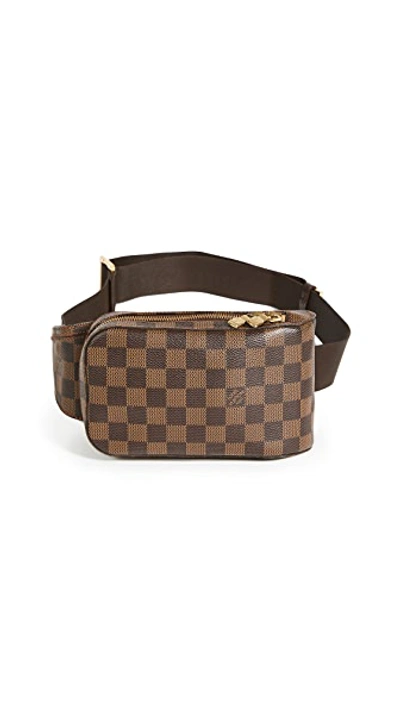 Shop Shopbop Archive Louis Vuitton Damier Geronimos Bag In Brown