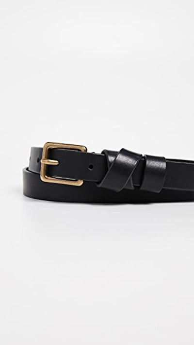 Shop Madewell Leather Crisscross Skinny Belt