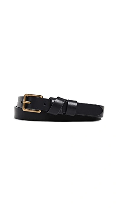 Shop Madewell Leather Crisscross Skinny Belt