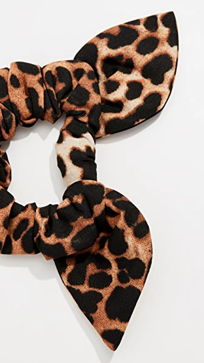 Shop Namjosh Dark Leopard Scrunchie