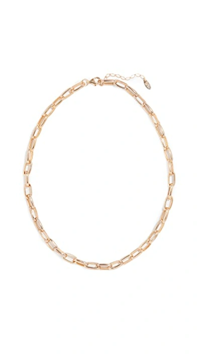 Shop Maison Irem Chunky Chain Choker Necklace In Gold