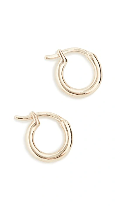 Shop Adina Reyter 14k Huggie Hoop Earrings In Gold