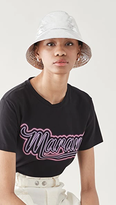 Shop Isabel Marant Haley Bucket Hat In Silver