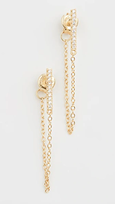 Shop Shashi Kelly Earrings In Gold