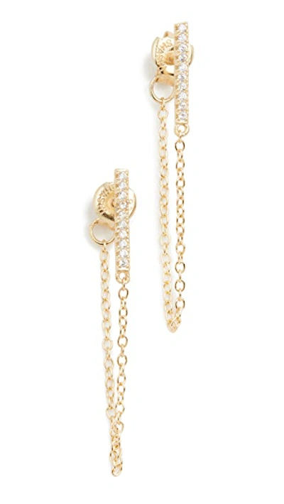 Shop Shashi Kelly Earrings In Gold