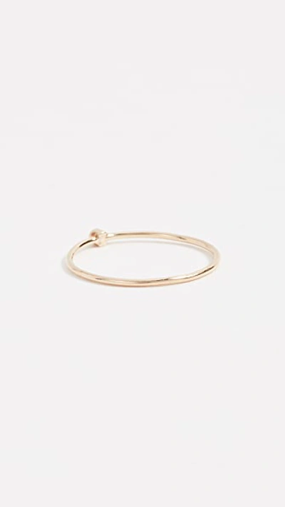 Shop Jennifer Meyer Jewelry 18k Gold Thin Diamond Ring