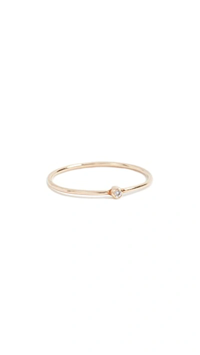 Shop Jennifer Meyer Jewelry 18k Gold Thin Diamond Ring