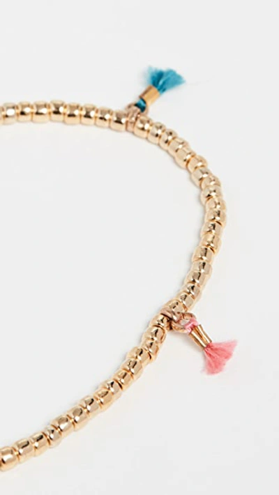 Shop Shashi Lilu Bracelet In Gold/multi