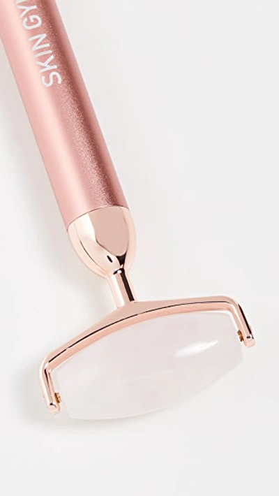 Shop Skin Gym Vibrating Lift & Contour Beauty Tool In Rose Quartz