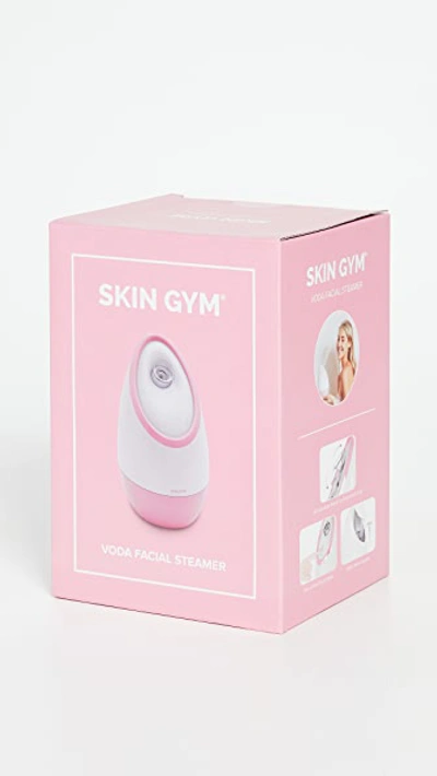 Shop Skin Gym The Voda Facial Steamer In White/pink