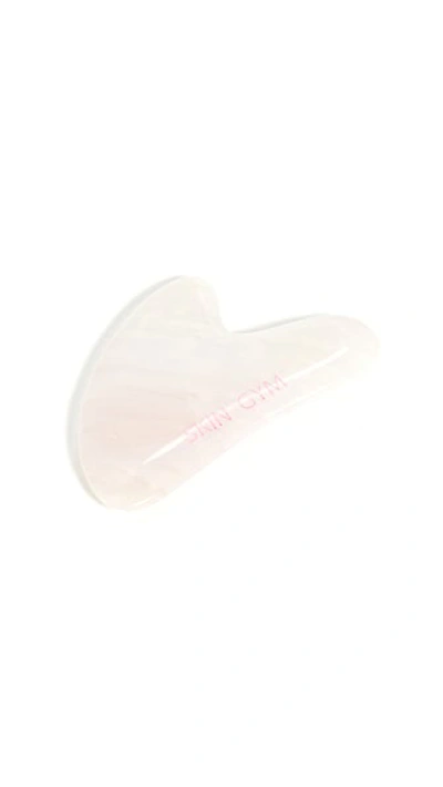 Shop Skin Gym Rose Quartz Sculpty Heart Gua Sha