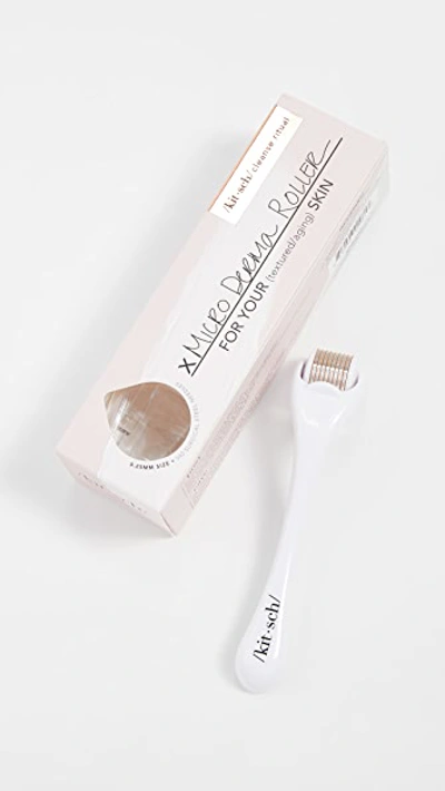 Shop Kitsch Micro Derma Facial Roller In White