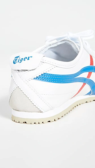 Shop Onitsuka Tiger Mexico 66 Sneakers In White/blue