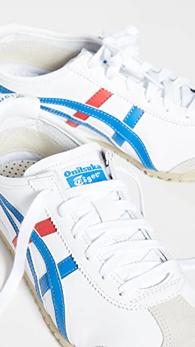 Shop Onitsuka Tiger Mexico 66 Sneakers In White/blue