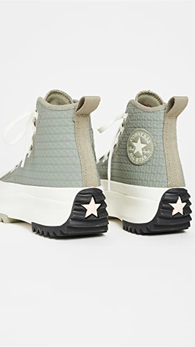 Shop Converse Run Star Hike Platform Sneakers In Light Field Surplus