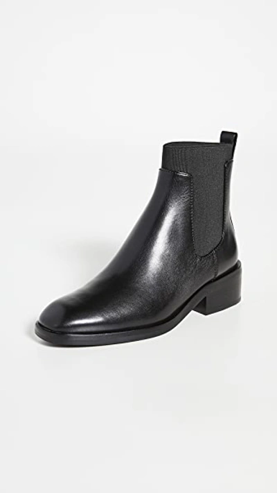 3.1 Phillip Lim Women's Alexa Square Toe Block Heel Booties In Black