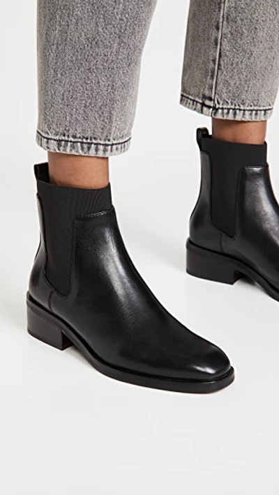3.1 Phillip Lim Women's Alexa Square Toe Block Heel Booties In Black