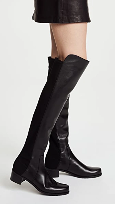 Stuart Weitzman Reserve Tall Boots In Black