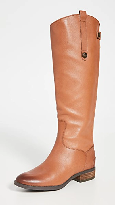 Shop Sam Edelman Penny Riding Boots In Whiskey