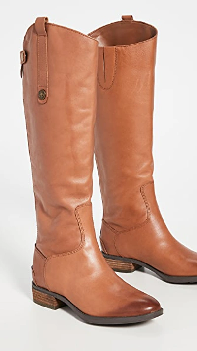 Shop Sam Edelman Penny Riding Boots In Whiskey
