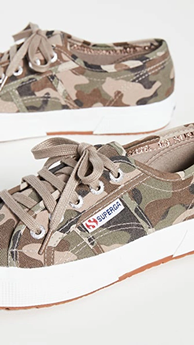 Shop Superga 2750 Camo Print Sneakers In Camoflage