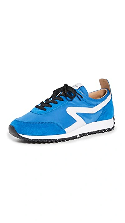 Shop Rag & Bone Retro Runner Sneakers In Cerulean Blue