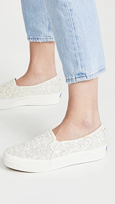 x Kate Spade Triple Decker Slip On Sneakers