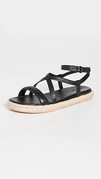 Shop Vince Smith Sandals In Black