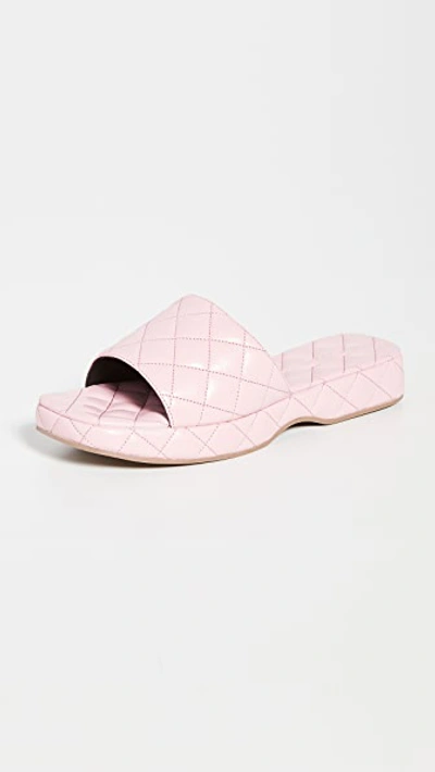 Shop By Far Lilo Slides In Peony