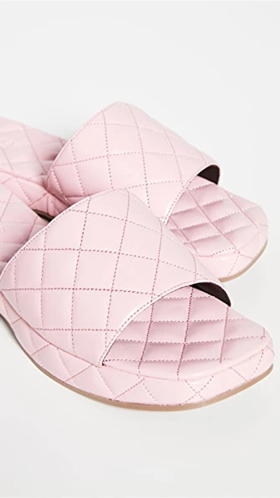 Shop By Far Lilo Slides In Peony