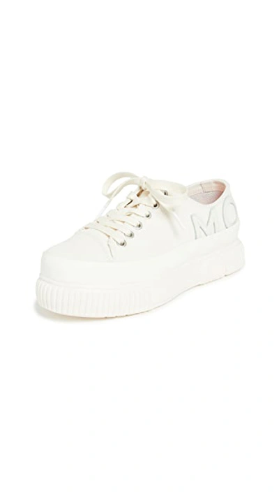 Shop Monse X Both Classic Platform Sneakers White/white