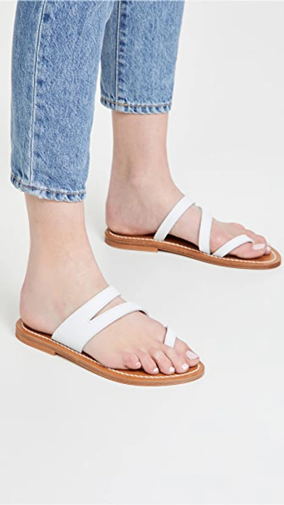 Shop Kjacques Mercatar Sandals In Pul Blanc