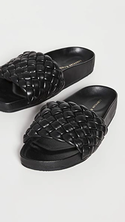 Shop Loeffler Randall Sonnie Woven Sandals In Black