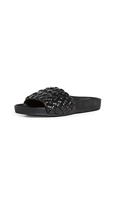 Shop Loeffler Randall Sonnie Woven Sandals In Black