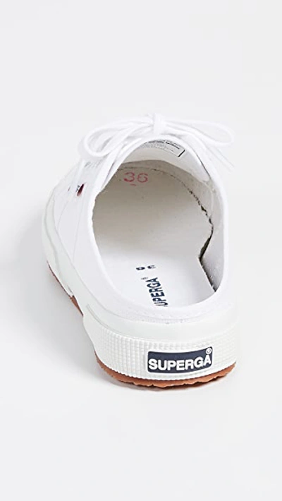 Shop Superga Mule Sneakers White