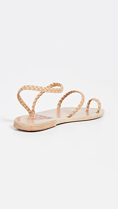 Ancient Greek Sandals Eleftheria Bee Leather Sandals In Natural