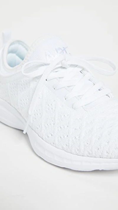 Apl Athletic Propulsion Labs Techloom Phantom 3d Mesh Sneakers In White