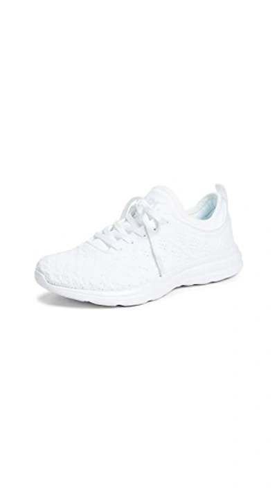 Apl Athletic Propulsion Labs Techloom Phantom 3d Mesh Sneakers In White