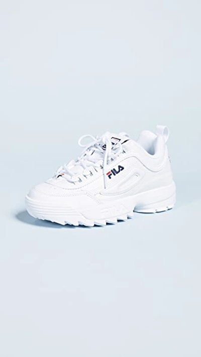 Shop Fila Red In White/ Navy/ Red